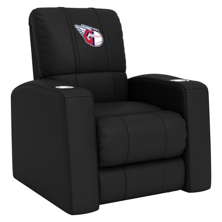Dreamseat Relax Recliner with Cleveland Guardians Primary Logo XZ418301RHTCDBLK-PSMLB20072